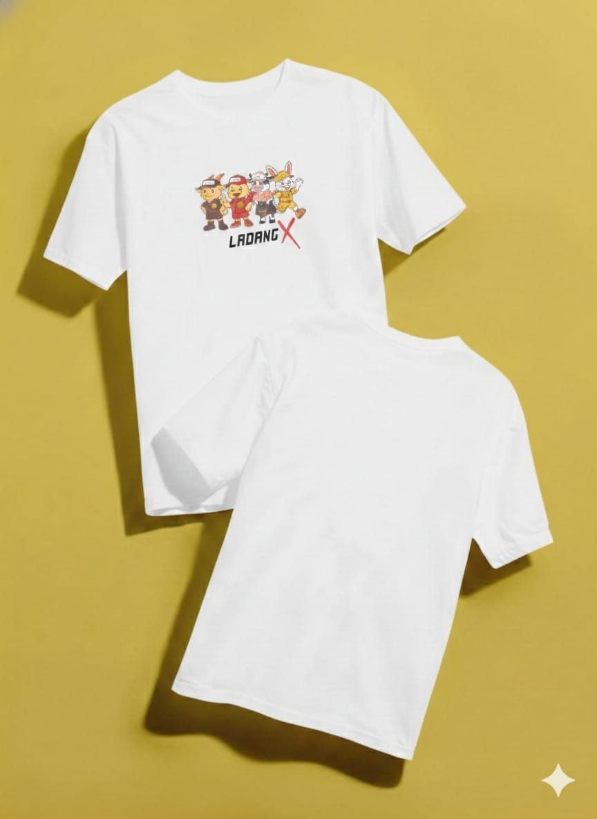KIDS TEE - FRIEND OF LADANG X (WHITE)